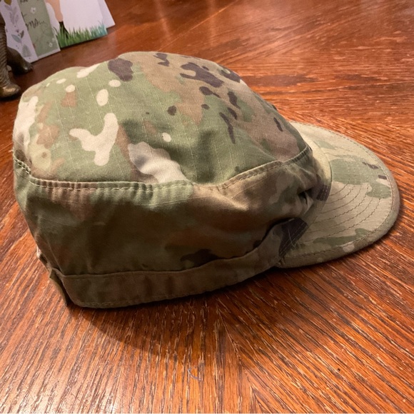 Bernard Cap Company Army Captain Patrol Camouflage Adjustable Velcro Strap Cap! - Picture 5 of 16